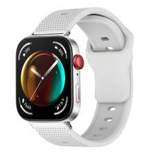 1 pieza Correa deportiva reversible de silicona reemplazable compatible con Huawei Watch Fit 3, banda de reloj inteligente cómoda y transpirable