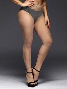 1/3pcs Sexy Glitter Studded Fishnet Pantyhose/Tights