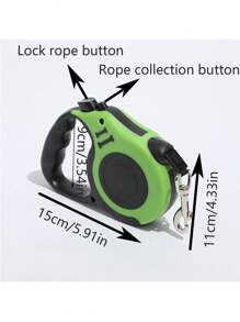 1 Piece Dog Leash Automatically Retractable Dog Walking Tool Dog Leash Pet Leash Color Blocking Bone Frosted Leash Portable Dog Leash Automatically Retractable Dog Walking Chain (Different Batches Do Not Affect The Use And Appearance)