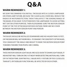 2 Packs Dusk To Dawn Motion Sensor LED Light Bulb, 60/80 Watt Equivalent, Energy Efficient 9W/12W, E26 E27 Base, Daylight White 6500K, Non-Dimmable