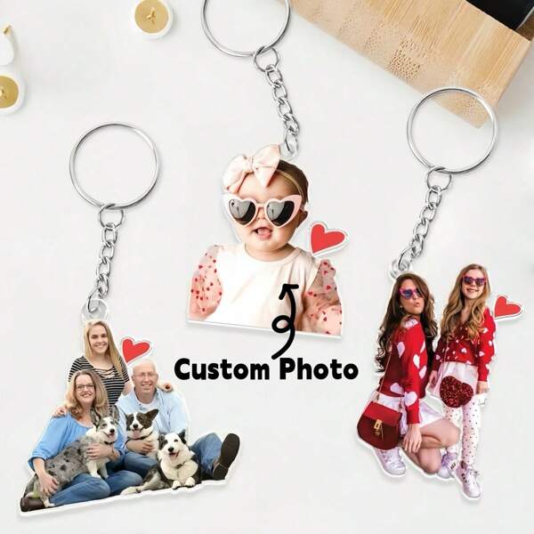 1 peça de chaveiro de acrílico personalizado com foto fofa de personagem de família e amigos, moda, fofo, divertido, textura personalizada, pingente de bolsa, caixa de celular, pequeno presente, material escolar, volta às aulas, presente escolar, para escritório, para escola, para sala de aula, para presentes de professores, para universidade, para colegas, para dormitórios, para professores, para meninos e meninas, para adolescentes, alunos do ensino fundamental, alunos do ensino fundamental, alunos do ensino médio, alunos do ensino médio, estudantes universitários, estudantes universitários, calouros, alunos do segundo ano, calouros