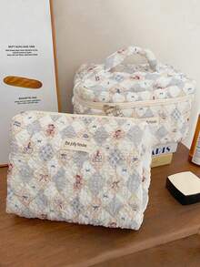 1 Túi đựng đồ trang điểm du lịch họa tiết dễ thương, Túi đựng mỹ phẩm đa năng, Túi đựng cọ mỹ phẩm di động có khóa kéo đựng son môi, cọ, đồ chăm sóc da, điện thoại di động, túi đựng đồ trang điểm Túi đựng đồ trang điểm Túi đựng đồ trang điểm nhỏ du lịch Hộp đựng đồ trang điểm nhỏ Phụ kiện Giá đựng đồ trang điểm Túi đựng cọ Hộp đựng đồ trang điểm Túi đựng mỹ phẩm Đồ dùng thiết yếu khi đi du lịch Phụ kiện cho nữ Đồ dùng khi đi du lịch Túi đựng đồ trang điểm Túi đựng đồ trang điểm Túi đựng đồ trang điểm - Nhiều màu - Xem 11