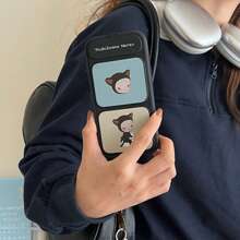 Folding Flip Magnetic Kickstand Full Protective PU Leather Phone Case Compatible With IPhone 16 Pro Max/15 Pro Max/14 Pro/13