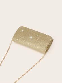 LETODE Glitter Elegant Envelope Clutch Clutch Women Evening Bridal Wedding Purse For Women Prom With Detachable Metal Chain For Wedding And Party Clutch For Ladies Bag Versatile Handheld Bag Cocktail Party Wedding New Wallet Banquet Bag