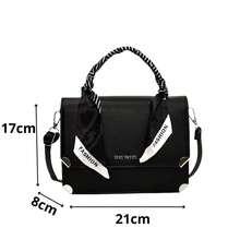 Kamufle Women's Crossbody Bag Sophisticated Casual Modern Stylish Travel Shopping Work Beautiful - Màu Hồng baby - Xem 6