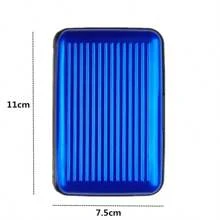 1 pièce Hommes En Aluminium Rigide Portefeuille À Coque Rigide Blocage Couleur Unie Protecteur De Carte Porte-Cartes Porte-Cartes Portefeuille Porte-Cartes De Visite Porte-Cartes De Crédit Porte-Cartes Femmes Pour Hommes Mini Portefeuille Porte-Cartes Portefeuille Rfid - Multicolore - Voir 10