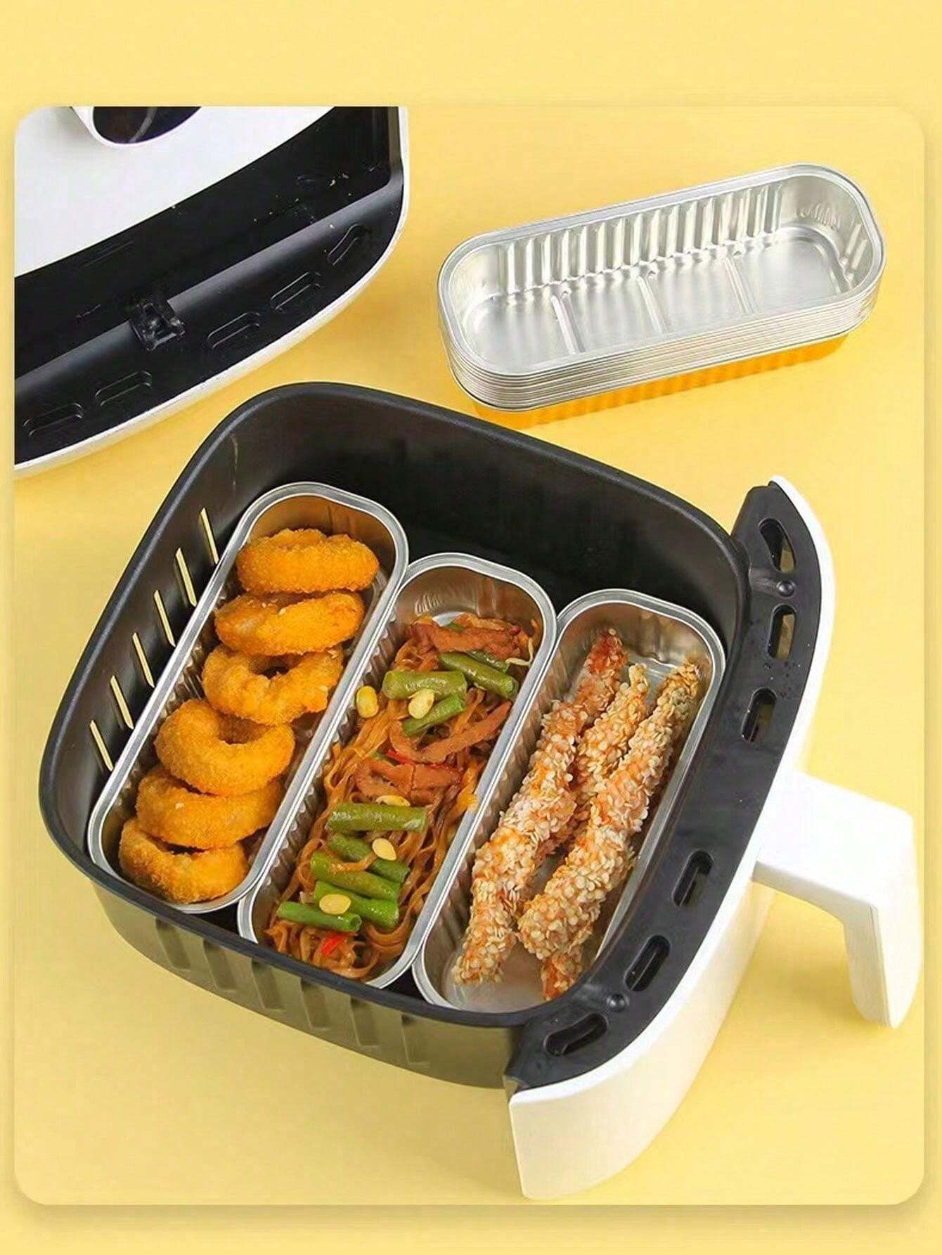 Air Fryer Oblong Aluminum Foil Baking Tray,Oven Safe Foil Tray For Food