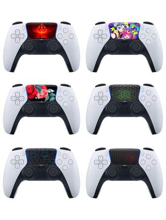 1PC PS5 Wireless Controller Touchpad Skin Sticker PVC Protective Film Scratch Resistant, Vinyl Decorative Sticker, Compatible With PS5 Controller Game Console Accessories