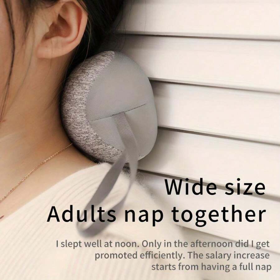 2pcs Portable Adult Travel Back Sleep Neck Support Pillows, Nap Time