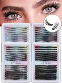 280 de gene individuale, clustere, 10D+20D/20D+30D/30D+40D/40D+50D, gene mixte, bucle D, 14 rânduri, care arată ca extensii de gene, aplicare manuală acasă - D - Vizualizare 1