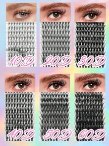 280 de gene individuale, clustere, 10D+20D/20D+30D/30D+40D/40D+50D, gene mixte, bucle D, 14 rânduri, care arată ca extensii de gene, aplicare manuală acasă - D - Vizualizare 2