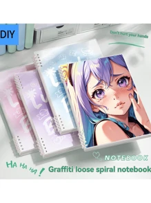 1 pieza Cuaderno de hojas sueltas con cubierta personalizable, cuaderno recargable y extraíble, cubierta personalizada adecuada para ocasiones especiales, reuniones y talla grande