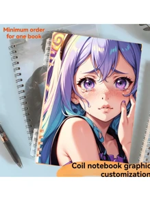 1 pieza Cuaderno de hojas sueltas con cubierta personalizable, cuaderno recargable y extraíble, cubierta personalizada adecuada para ocasiones especiales, reuniones y talla grande