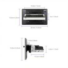 2GB+64GB For Android13.0 Single Din Car Stereo Car Radio 10.4 Inch HD Touch Screen Car Player With Wireless Carplayer& Wireless For Android Auto With Mirror Link WiFi GPS FM/ Radio Support Rear Camera With AHD Camera& DVR& MICOptional