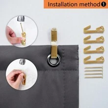 1 pieza Cortina aislada acolchada para puerta, cortina para ventana pequeña, cortina gruesa para puerta impermeable y antiviento térmica para la entrada, 2 métodos de instalación que dividen la cortina