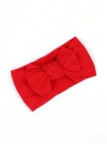 jralon 3 件装婴儿圣诞尼龙提花尼龙头带，红色和绿色蝴蝶结，适合所有季节