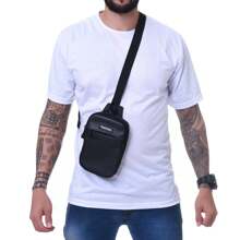 Shoulder Bags Slim Crossbody Bag - Black - View 1