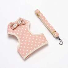 1pc Bow Knot Pet Leash, Cat Dog Walking Lead Leash, Pet Harness, Pet Vest
