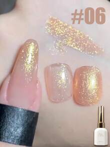 15ML Xin Beauty Serie Hot Nude Nagellack 2025 Neue Beliebte Senior-Sinn für Nude-Hautfarbe Basis Perlglanz Glitzer Pailletten Transparenz Weißer Nagelladen Spezieller Nagellack