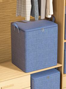 1PC Thickened, Large Capacity, And Super Load-Bearing Zippered Woven Storage Bag, Upgraded Clothing Storage Bag, Toy Storage Box, Miscellaneous Storage Box, Bedding Storage Bag, Dust-Proof And Moisture-Proof, Widened Handle, Comfortable Fabric, Foldable Design, Suitable For Storing Bedding, Clothes And Pants, And Miscellaneous Items At Home During Seasonal Changes Organizer Organization Closet Organizer Bedroom Dorm Essentials Clothes Organizer Room School Closet Organizers