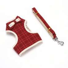 1pc Bow Knot Pet Leash, Cat Dog Walking Lead Leash, Pet Harness, Pet Vest
