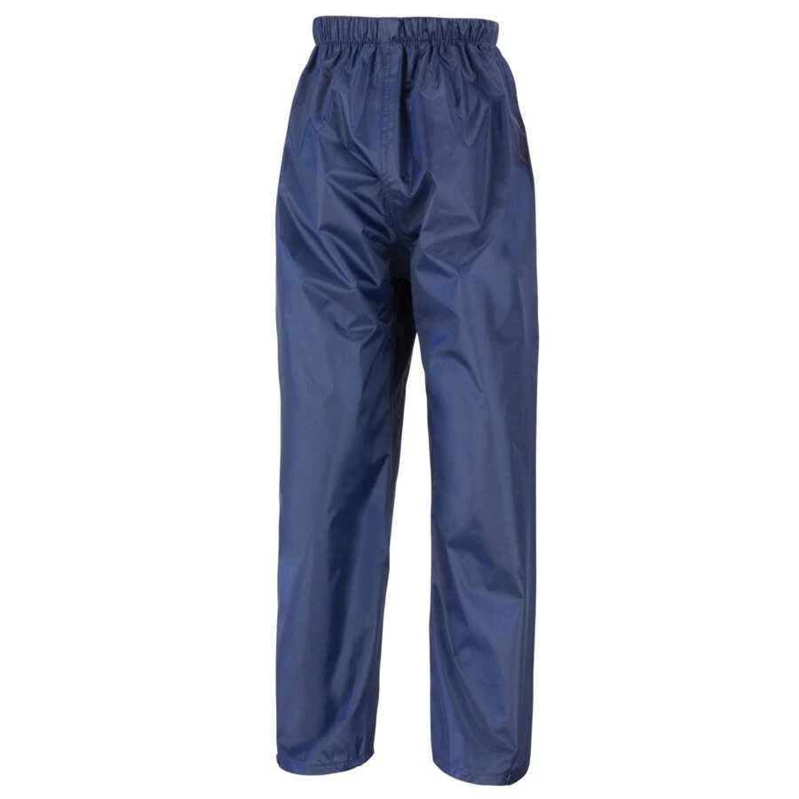 Result Core Kids/Childrens Unisex Stormdri Rain Over Trouser / Pants (Navy Blue) - Blue - View 1
