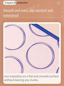 可折叠便携式熨烫垫 - 防水、隔热、耐高温，适合旅行和家庭使用