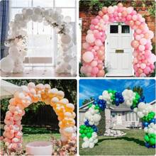 1 peça, kit de arco de balão, suporte de arco de balão ajustável com base preenchível, clipe de balão, tira de balão, adequado para casamentos, festas de aniversário, festas de Halloween, festas de Natal, suprimentos de decoração para festas de formatura