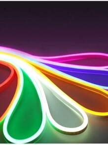 Flexible Neon Led Strip 5 Meter Hose IP65 Waterproof With/Without Power Supply Christmas New Year Gift - trắng ấm - Xem 3