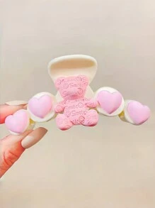 1 kẹp tóc hoa hồng, phụ kiện tóc chống trượt, kẹp tóc hoa trà, phù hợp với phụ nữ và trẻ em gái có mái tóc dày, trung bình và mỏng - Nhiều màu - Xem 12