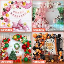 2pcs Gold Balloon Arch Stand Kit, Free Bending Shape Balloon Column Stand With Base, Half Arch Balloon Stand For Floor, Ideal For Wedding Birthday Valentines Decorations