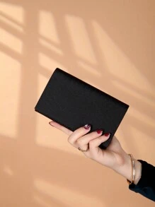 Minimalist Solid Color Women's Clutch Bag, Fashionable And Elegant Evening Bag, Luxury Flap Square Armpit Bag, Suitable For Party Girls And Brides, Matched With Wedding Dresses, Evening Dresses, Perfect For Holiday Parties, Proms, Banquets, Get-Togethers, Daily Commuting.