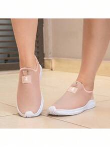 Women's Tennis Shoes Sock Work Gym Walking Daily Everyday Casual Promotion - 乾枯玫瑰色 - 查看 2