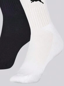 Puma Kit Of 2 Pum@ Long-Cut Sports Street Ribbed Cotton Unisex Socks 4695 - Nhiều màu - Xem 5