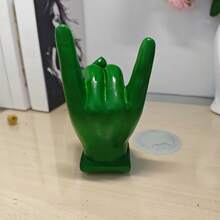 Biển báo tay ban nhạc Rock mới bằng kim loại thủ công mỹ nghệ bằng nhựa trang trí đồ trang trí cho bàn làm việc văn phòng, phòng khách quà tặng tốt nhất - nhiều màu - Xem 5