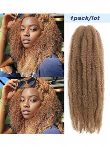 1 Gói Tóc tết Marley, Tóc tết Marley xoăn Afro dài 24 inch, Màu đen, Nâu, Nâu gỉ, Tóc xoắn Marley tổng hợp nhiều màu đỏ tía, Tóc nối xoắn Afro dài và linh hoạt cho Giáng sinh, Năm mới, Lễ hội hóa trang, Lễ hội âm nhạc - Nhiều màu - Xem 14