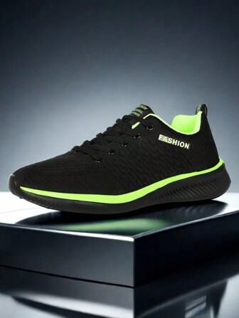 2024 New Spring/Autumn Men Shoes, Korean Lace-Up Front Light Weight Minimalist Unisex Outdoor Sports Casual Shoes, Breathable For Commute, Hiking, Walking, Business