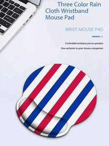 1 件装三色防水橡胶腕托垫鼠标垫键盘垫家庭办公游戏防滑 - 彩色 - 查看 9