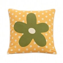 1 Vỏ gối in họa tiết chấm bi kẻ caro, không có ruột, thích hợp cho phòng ngủ, phòng khách, ghế sofa, vỏ gối trang trí tiệc - Nhiều màu - Xem 14