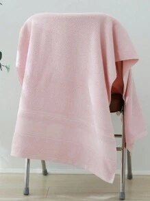 1pc Towel, Minimalist Abstract Pattern, 70*140cm Rectangle For Adults, Men & Women, Swimming, Bathing, Face Towel 34*74cm, Quick-Drying, Absorbent, Soft, Colorfastness, Suitable For Bathroom, Hotel, Gym, Travel, Holiday Gift Home Bathroom Decor Summer