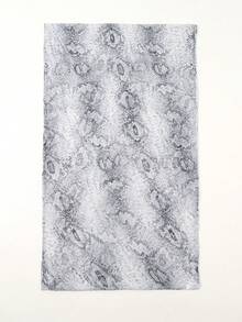 1 条几何图案围巾，适合女性日常穿着 - 彩色 - 查看 3