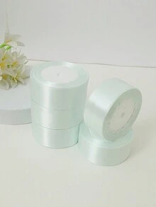 (5 Cuộn) Ruy băng satin trang trí nhà bánh quà tặng đóng gói, Ruy băng dệt cho tiệc cưới nơ DIY hoa hồng thủ công, Giáng sinh - nhiều màu - Xem 49