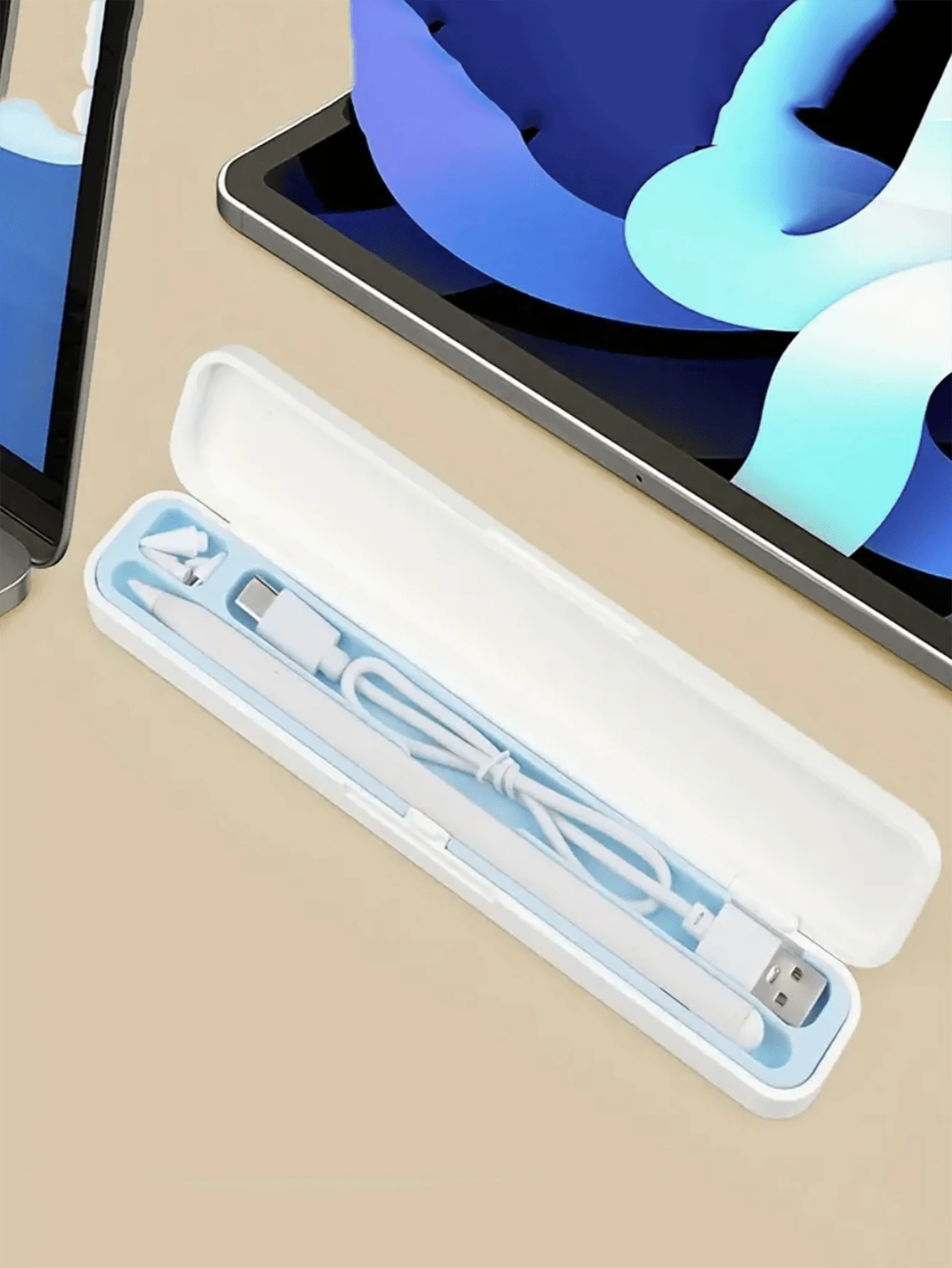 Stylus Pen Storage Box, Compatible With Apple Pencil Storage Box Capacitive Pen Pen Tip Cover Adapter Accessories Pen Case (Without Accessories Pen) - Multicolor - View 1