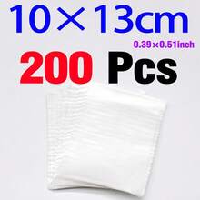 MNFT 200 件装 鲤鱼钓鱼 PVA 袋 速溶钓鱼材料 渔具 鲤鱼饵袋 - 白色 - 查看 13