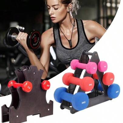 1pc Dumbbell Storage Rack, Suitable For Home Gym Dumbbell Storage