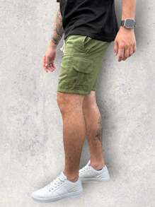 Kit 3 Bermudas Cargo em Linho Premium