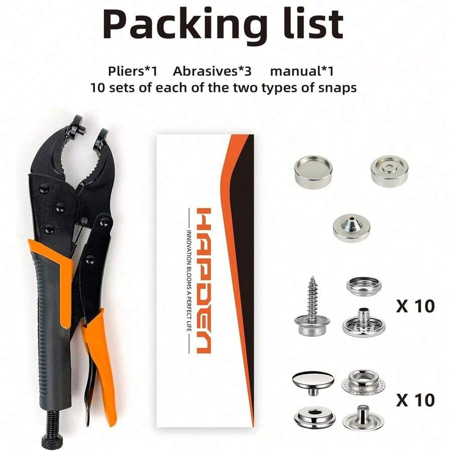 Snap Tool For Boat Covers HeavyDuty Snap Fastener Tool Snap