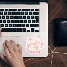 1PC Nhãn dán rất kín đáo, rất chu đáo | Thiết kế bánh cho bình nước, máy tính xách tay và nhật ký | Nhãn dán dễ thương và thẩm mỹ cho Kindle, văn phòng phẩm và những người đam mê tự chăm sóc bản thân - Nhiều màu - Xem 5