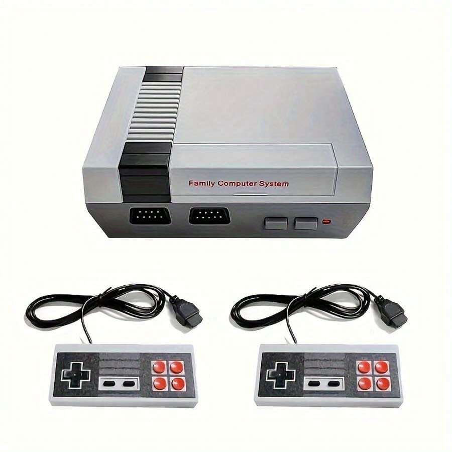 Sống lại niềm vui của bạn với máy chơi game NES 8-Bit cổ điển này - Hoàn hảo cho sinh nhật và Giáng sinh! Quà tặng ngày Giáng sinh - Xám - Xem 1