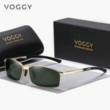 VOGGY 时尚简约复古金属偏光装饰眼镜，男士，适合运动、驾驶、户外、骑行、钓鱼、度假、旅行、派对、装饰道具，夏季海滩度假、户外、旅行的礼物 - 彩色 - 查看 7